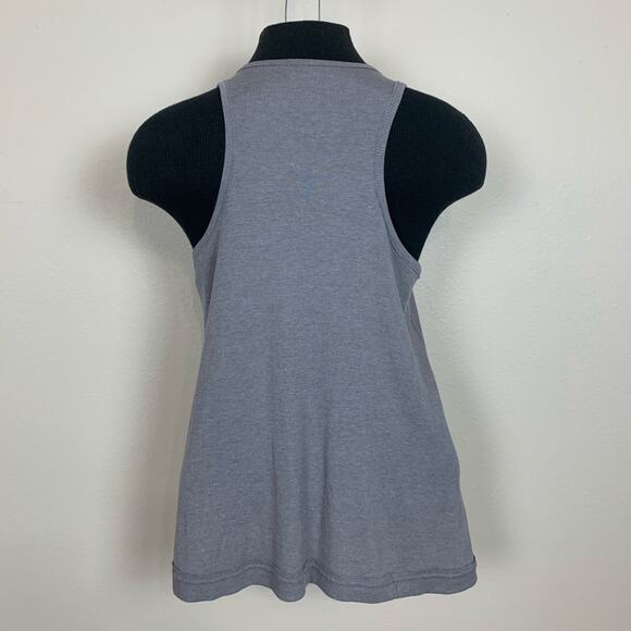 Element Diamond Ribbed Tank Top Gray Size Large - Picture 4 of 8